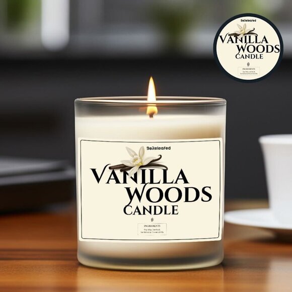 Vanilla Woods Candle - Picture 1 of 2